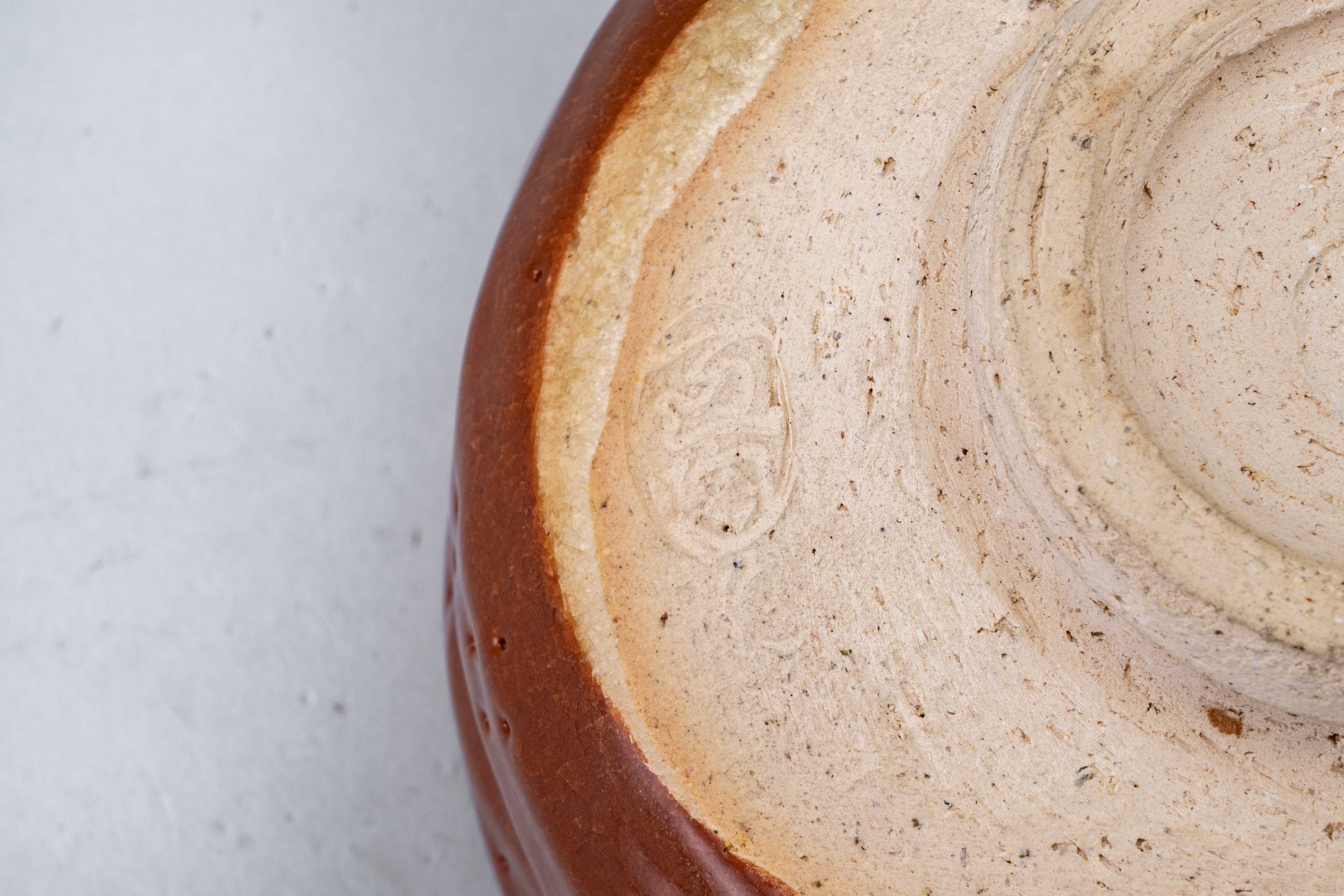 Ippen Nakagawa Red Raku Tea Bowl A